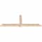 Ekena Millwork Eugene Smooth Timber Gable Bracket, Douglas Fir, 96"W x 36"H x 3 1/2"D x 5 1/2"F, 9/12 Pitch GBW096X36X0406EUG00SDF - alternate 3
